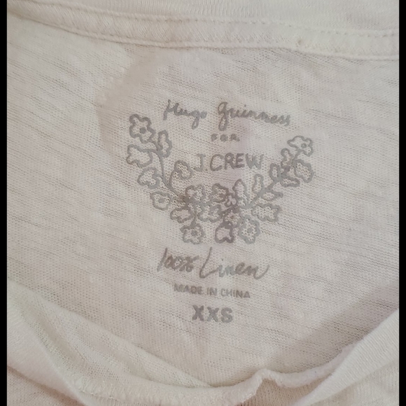 J. CREW•'yes yes no maybe' tee• s/s white•xxs - Picture 2 of 12